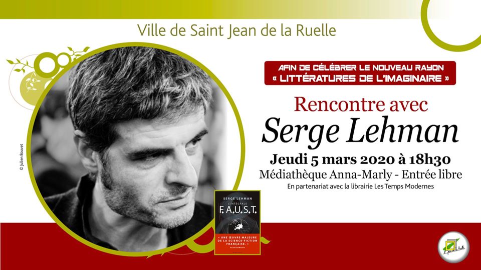 Rencontre avec Serge Lehman à Saint-Jean-de-la-ruelle